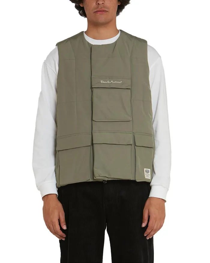 Deus Ex Machina Jackets Men Nomad Vest 8211 Dusty Olive