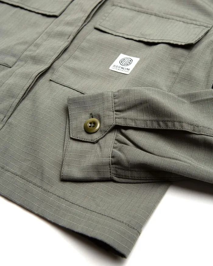 Deus Ex Machina Outerwear Women Cropped BDU Shirt 8211 Agave Green Deus Ex Machina Outerwear Women Cropped BDU Shirt 8211 Agave Green