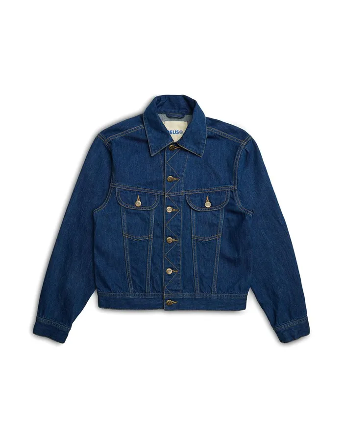 Deus Ex Machina Outerwear Women Exposure Jacket 8211 Vintage Blue Denim Deus Ex Machina Outerwear Women Exposure Jacket 8211 Vintage Blue Denim