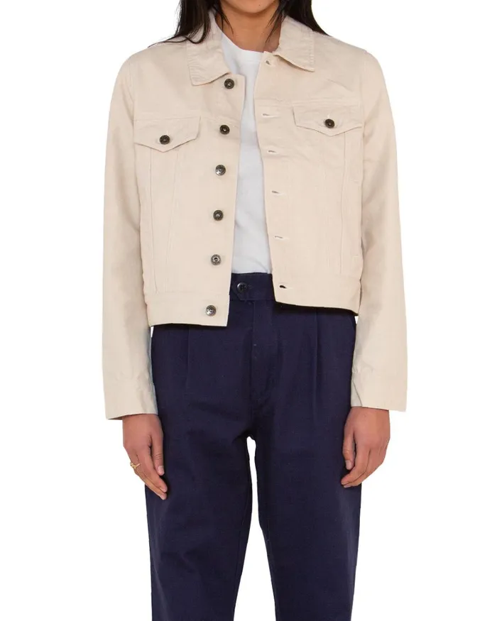 Deus Ex Machina Outerwear Women Hawk Trucker Regular Fit 8211 Natural