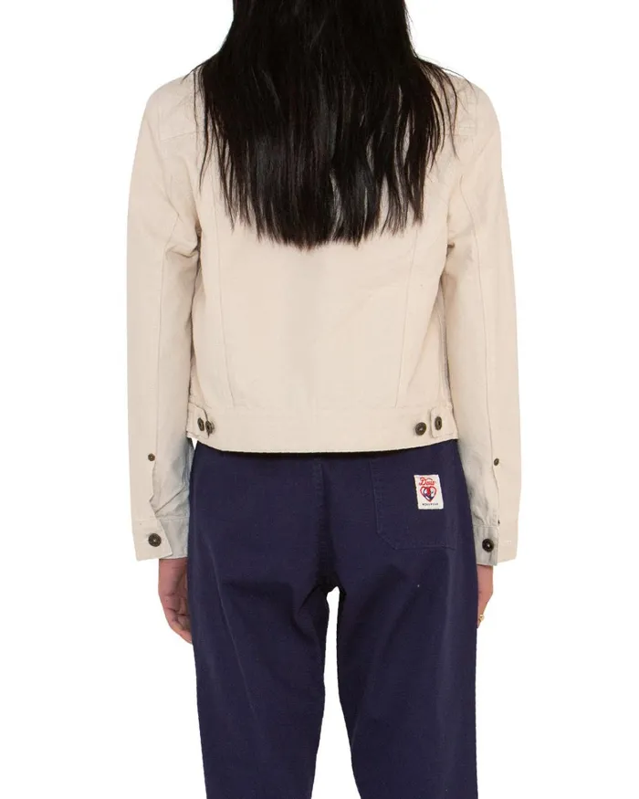Deus Ex Machina Outerwear Women Hawk Trucker Regular Fit 8211 Natural Deus Ex Machina Outerwear Women Hawk Trucker Regular Fit 8211 Natural