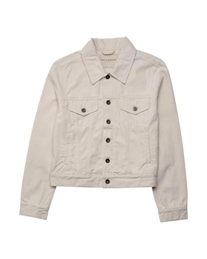 Deus Ex Machina Outerwear Women Hawk Trucker Regular Fit 8211 Natural Deus Ex Machina Outerwear Women Hawk Trucker Regular Fit 8211 Natural
