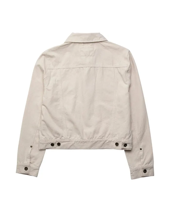 Deus Ex Machina Outerwear Women Hawk Trucker Regular Fit 8211 Natural Deus Ex Machina Outerwear Women Hawk Trucker Regular Fit 8211 Natural