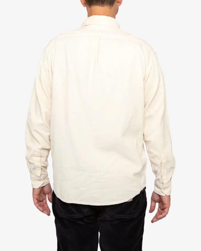 Deus Ex Machina Shirts Men Allan Cord Shirt 8211 Dirty White Deus Ex Machina Shirts Men Allan Cord Shirt 8211 Dirty White