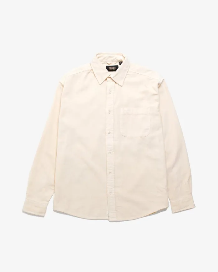 Deus Ex Machina Shirts Men Allan Cord Shirt 8211 Dirty White Deus Ex Machina Shirts Men Allan Cord Shirt 8211 Dirty White