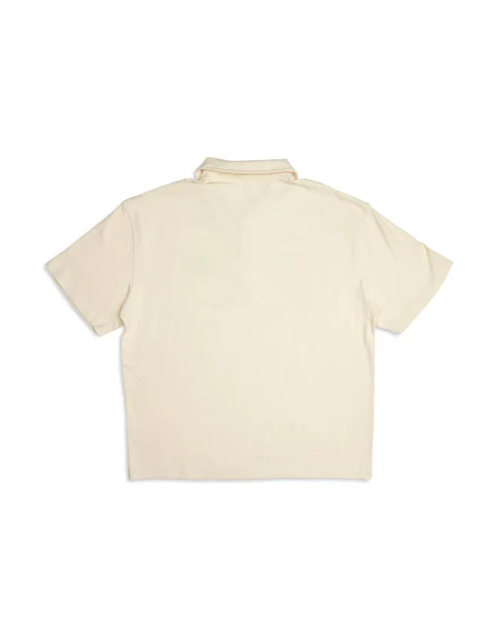 Deus Ex Machina Shirts Men Gaffer Polo 8211 Dirty White Deus Ex Machina Shirts Men Gaffer Polo 8211 Dirty White