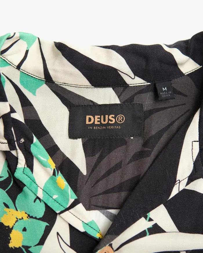 Deus Ex Machina Shirts Men Monkey Puzzle Shirt 8211 Black Deus Ex Machina Shirts Men Monkey Puzzle Shirt 8211 Black