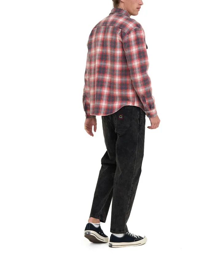 Deus Ex Machina Shirts Men Vacay Check Shirt 8211 Red Check Deus Ex Machina Shirts Men Vacay Check Shirt 8211 Red Check