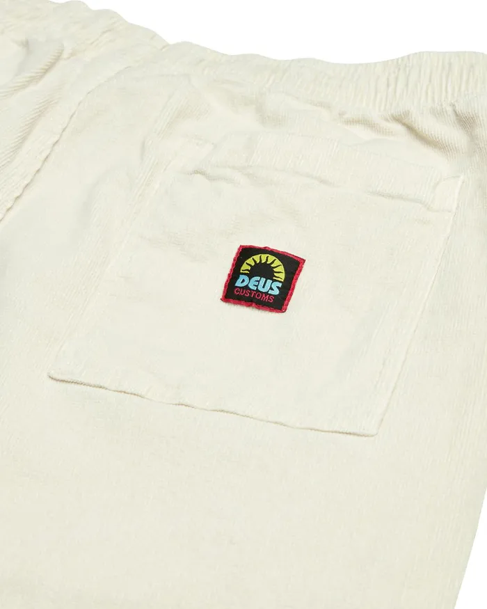Deus Ex Machina Shorts Men Infinity Cord Beach Short 8211 Dirty White Deus Ex Machina Shorts Men Infinity Cord Beach Short 8211 Dirty White
