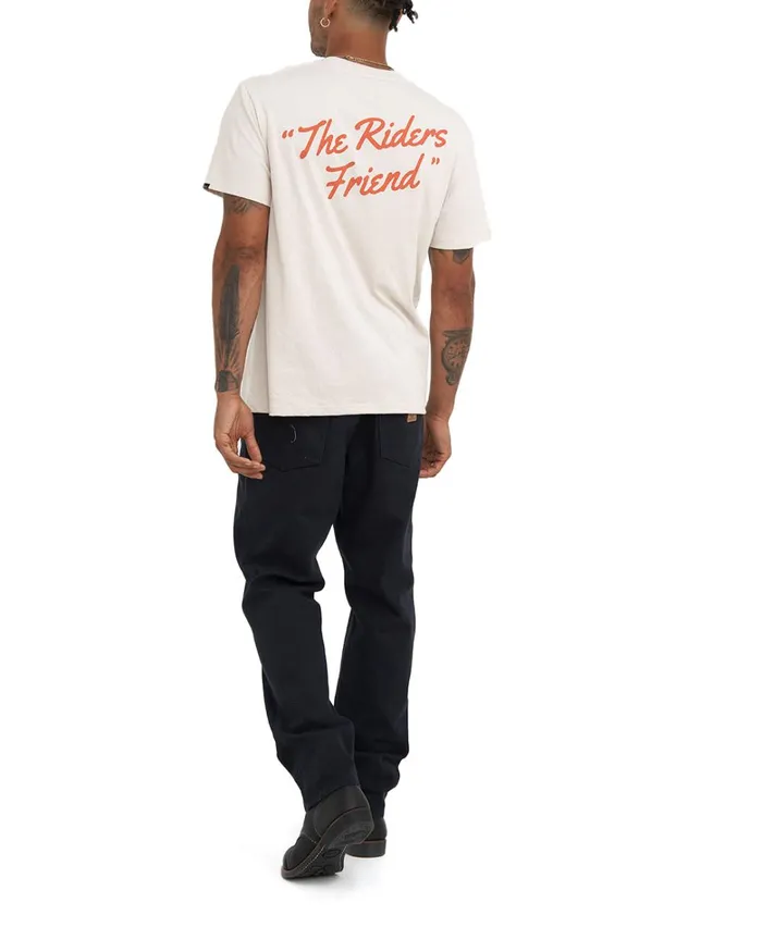 Deus Ex Machina Tees Men Bareback Tee 8211 Dirty White Deus Ex Machina Tees Men Bareback Tee 8211 Dirty White