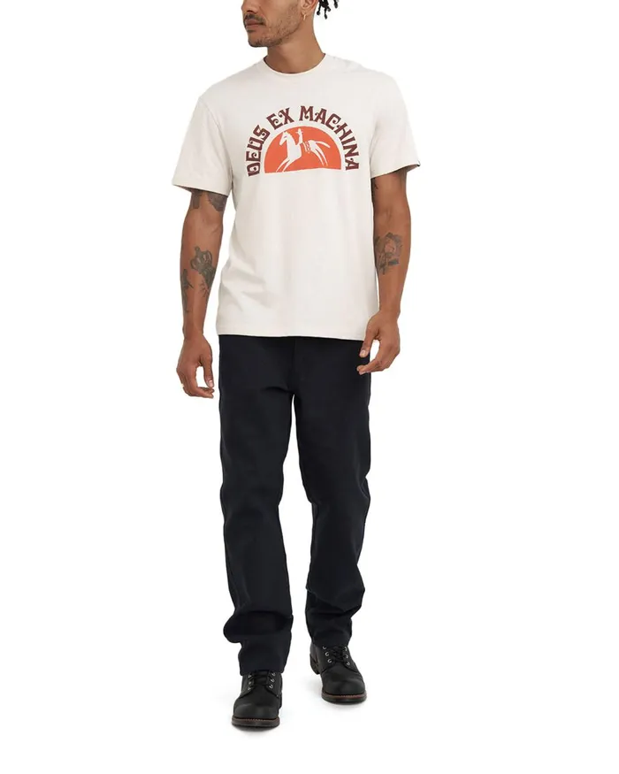 Deus Ex Machina Tees Men Bareback Tee 8211 Dirty White Deus Ex Machina Tees Men Bareback Tee 8211 Dirty White