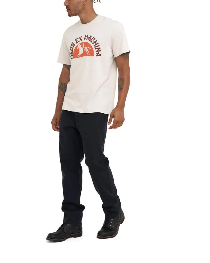 Deus Ex Machina Tees Men Bareback Tee 8211 Dirty White Deus Ex Machina Tees Men Bareback Tee 8211 Dirty White