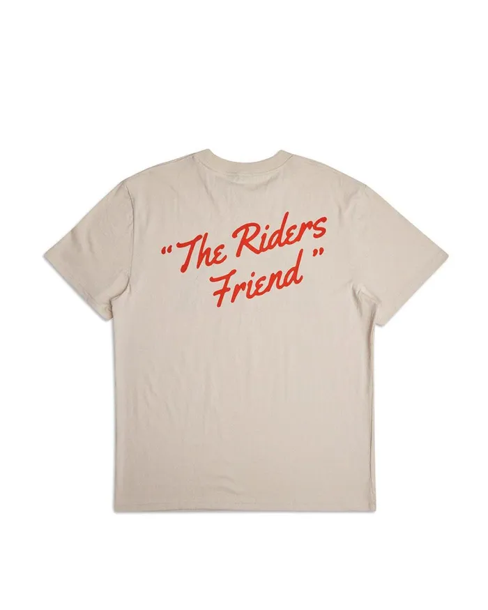 Deus Ex Machina Tees Men Bareback Tee 8211 Dirty White Deus Ex Machina Tees Men Bareback Tee 8211 Dirty White