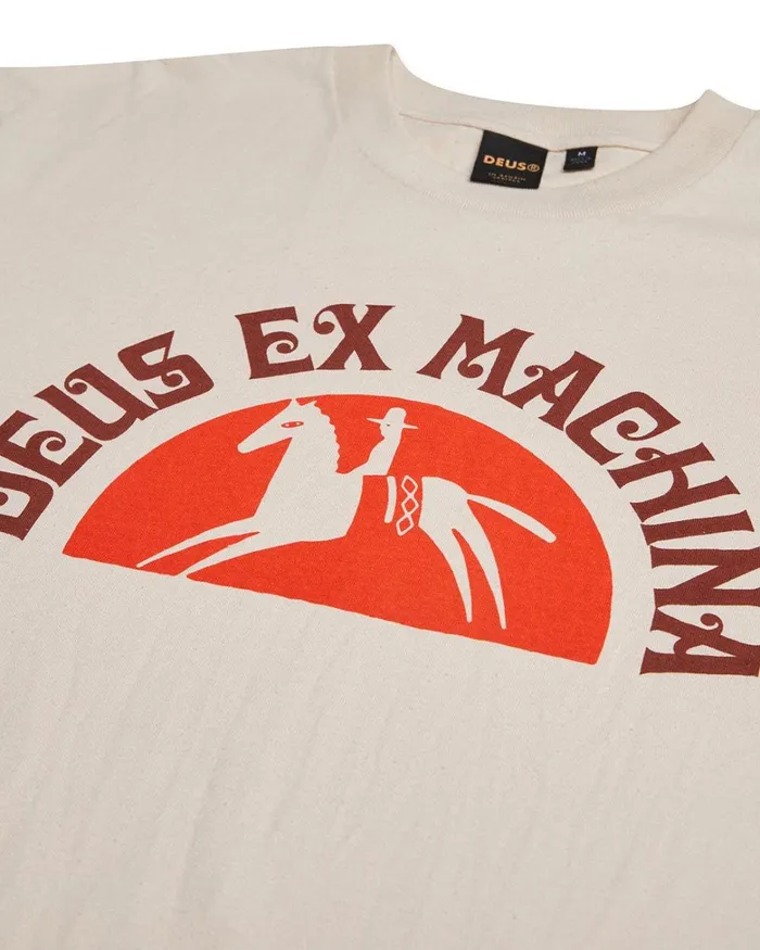 Deus Ex Machina Tees Men Bareback Tee 8211 Dirty White Deus Ex Machina Tees Men Bareback Tee 8211 Dirty White