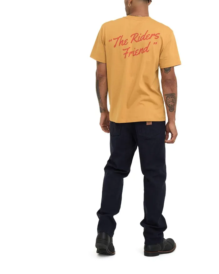 Deus Ex Machina Tees Men Bareback Tee 8211 Honey Gold Deus Ex Machina Tees Men Bareback Tee 8211 Honey Gold