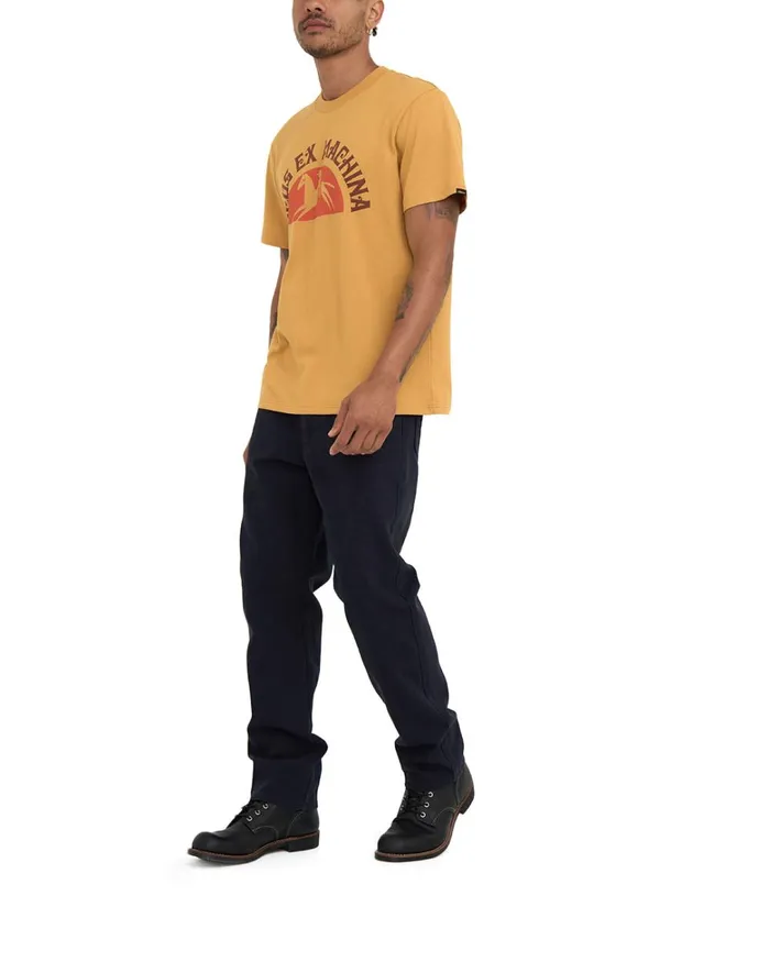 Deus Ex Machina Tees Men Bareback Tee 8211 Honey Gold Deus Ex Machina Tees Men Bareback Tee 8211 Honey Gold