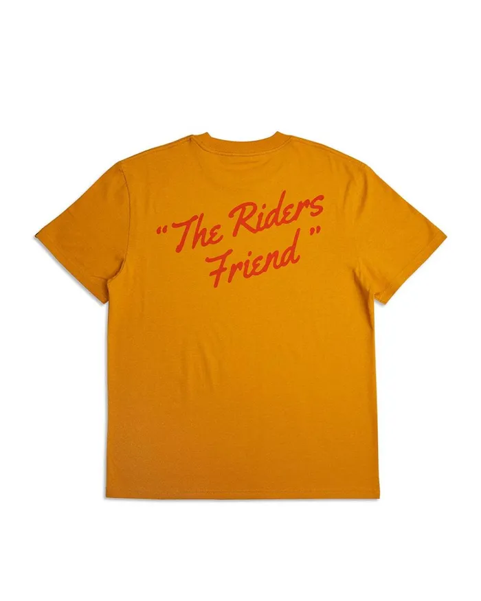 Deus Ex Machina Tees Men Bareback Tee 8211 Honey Gold Deus Ex Machina Tees Men Bareback Tee 8211 Honey Gold