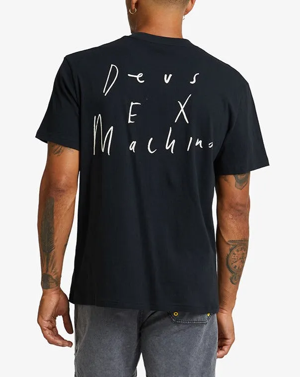 Deus Ex Machina Tees Men Bobskull Tee 8211 Black Deus Ex Machina Tees Men Bobskull Tee 8211 Black