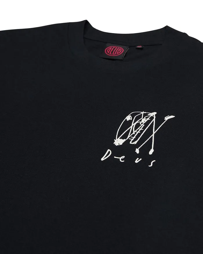 Deus Ex Machina Tees Men Bobskull Tee 8211 Black Deus Ex Machina Tees Men Bobskull Tee 8211 Black