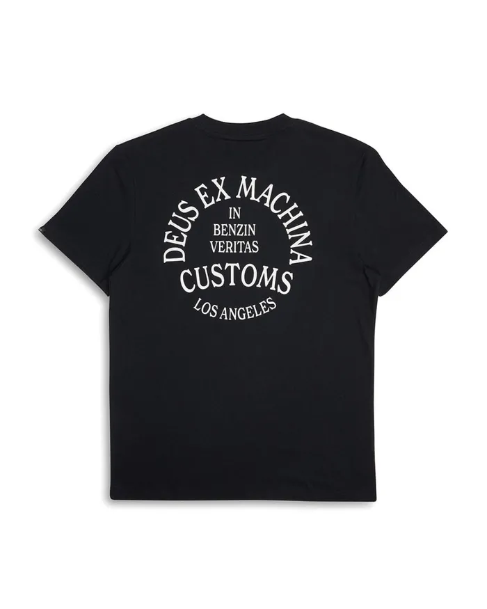 Deus Ex Machina Tees Men Crossroad Tee 8211 Black Deus Ex Machina Tees Men Crossroad Tee 8211 Black