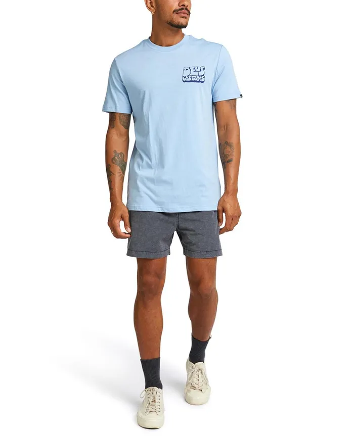 Deus Ex Machina Tees Men Duke Tee 8211 Soft Chambray Deus Ex Machina Tees Men Duke Tee 8211 Soft Chambray