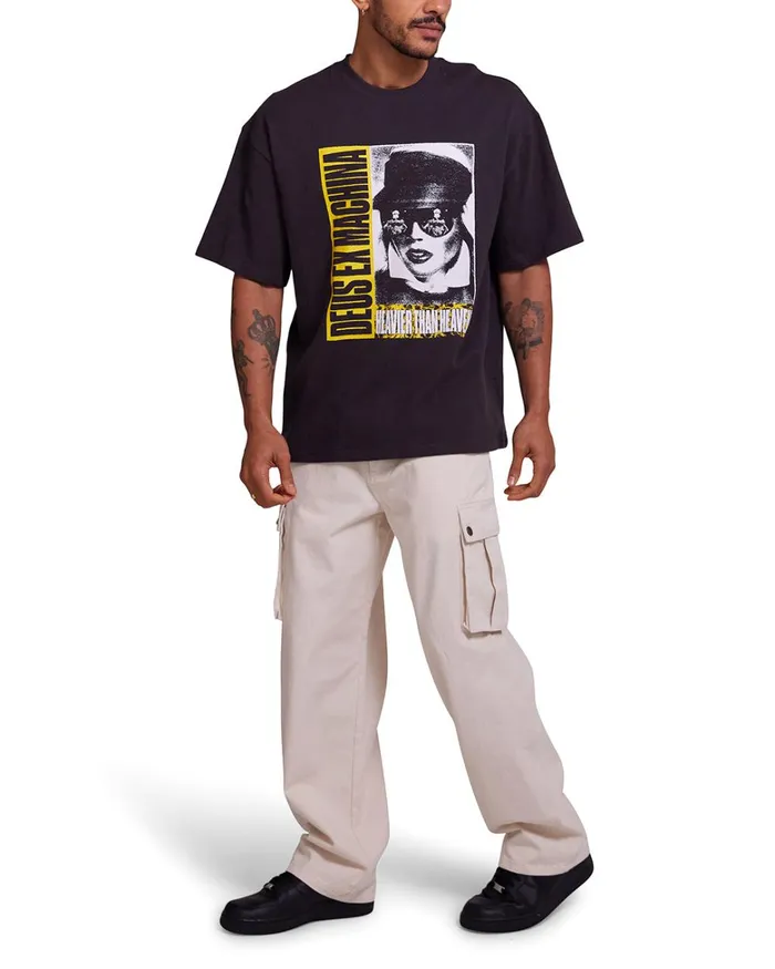 Deus Ex Machina Tees Men Heavier Than Heaven Tee 8211 Anthracite Deus Ex Machina Tees Men Heavier Than Heaven Tee 8211 Anthracite