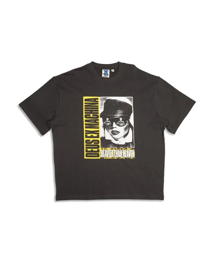Deus Ex Machina Tees Men Heavier Than Heaven Tee 8211 Anthracite Deus Ex Machina Tees Men Heavier Than Heaven Tee 8211 Anthracite