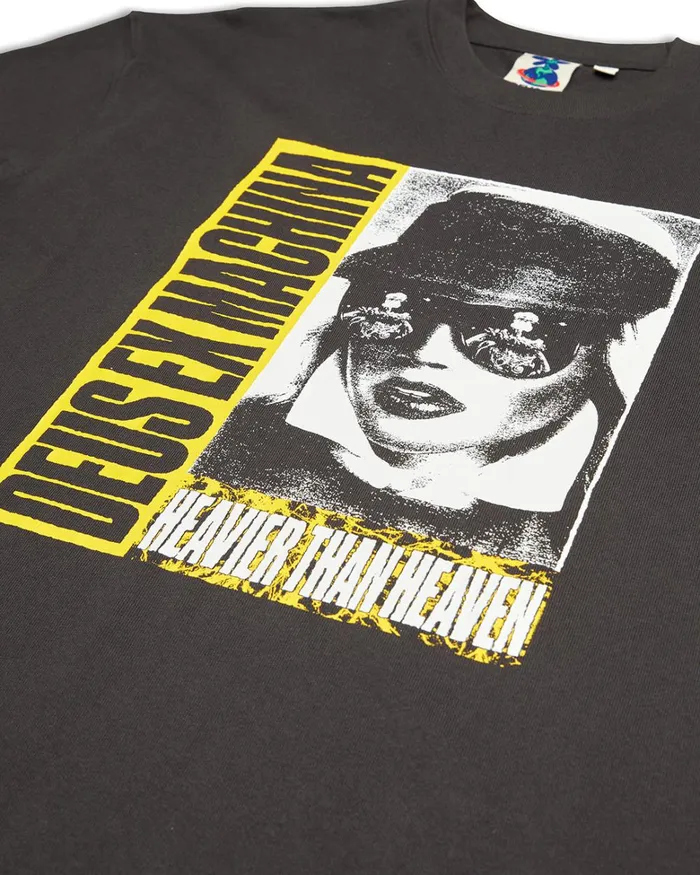 Deus Ex Machina Tees Men Heavier Than Heaven Tee 8211 Anthracite Deus Ex Machina Tees Men Heavier Than Heaven Tee 8211 Anthracite