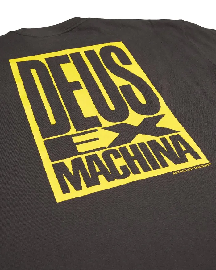Deus Ex Machina Tees Men Heavier Than Heaven Tee 8211 Anthracite Deus Ex Machina Tees Men Heavier Than Heaven Tee 8211 Anthracite