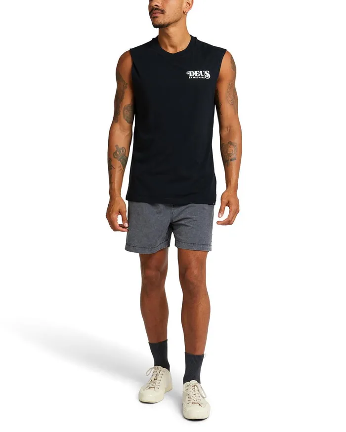 Deus Ex Machina Tees Men Mosey Muscle 8211 Black Deus Ex Machina Tees Men Mosey Muscle 8211 Black