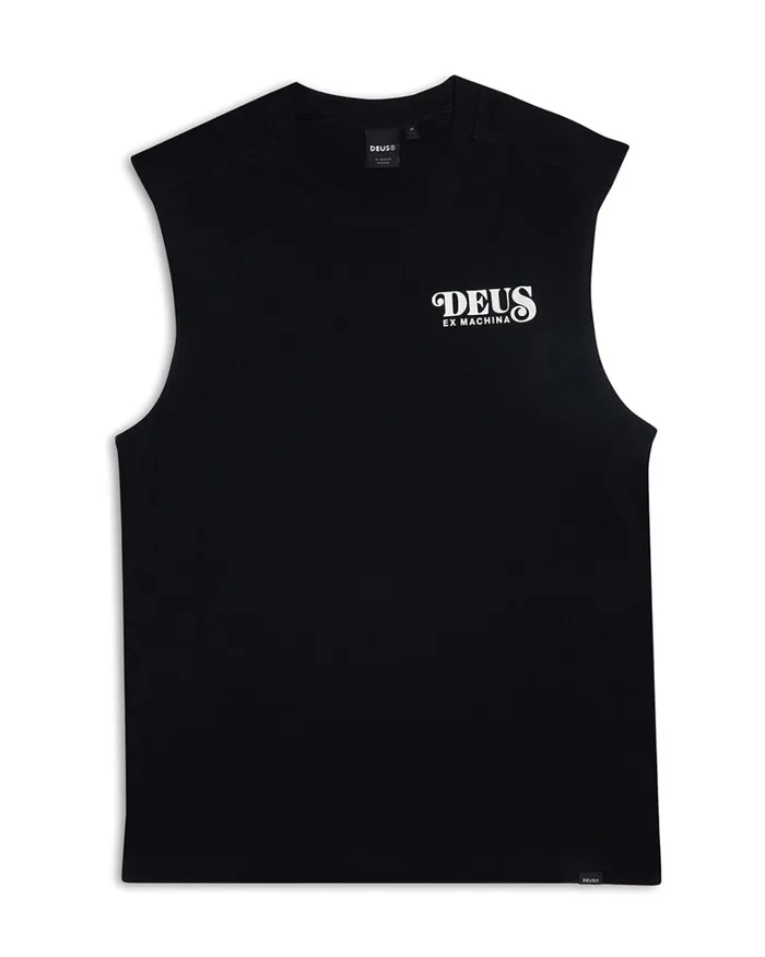 Deus Ex Machina Tees Men Mosey Muscle 8211 Black Deus Ex Machina Tees Men Mosey Muscle 8211 Black