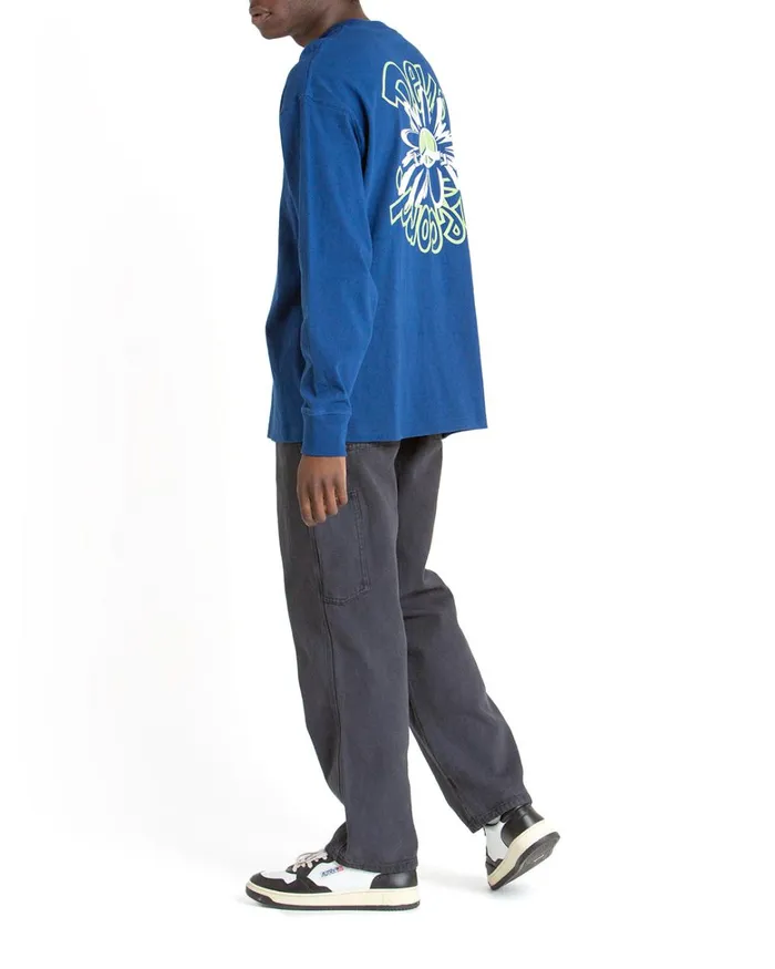 Deus Ex Machina Tees Men Piece Of Scrap Long Sleeve Tee 8211 Blue Deus Ex Machina Tees Men Piece Of Scrap Long Sleeve Tee 8211 Blue