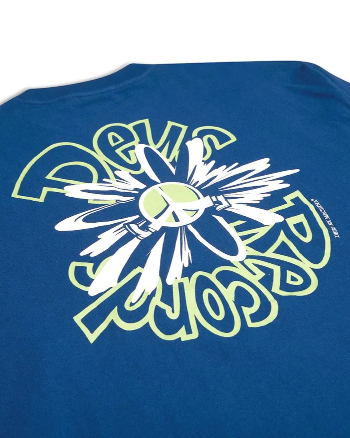 Deus Ex Machina Tees Men Piece Of Scrap Long Sleeve Tee 8211 Blue Deus Ex Machina Tees Men Piece Of Scrap Long Sleeve Tee 8211 Blue