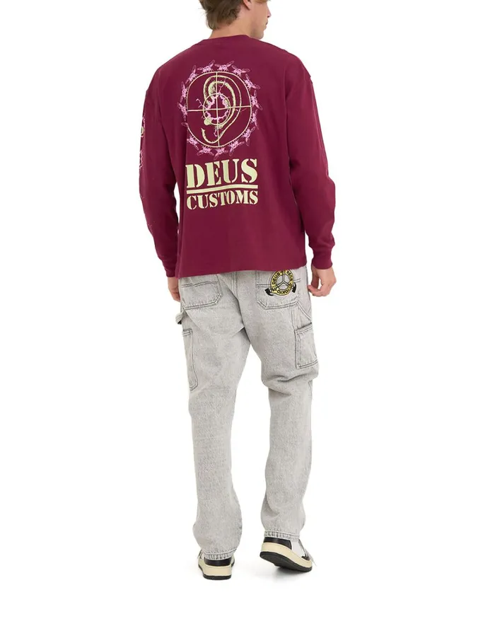 Deus Ex Machina Tees Men Pub Nuisance Long Sleeve Tee 8211 Rhodo Deus Ex Machina Tees Men Pub Nuisance Long Sleeve Tee 8211 Rhodo