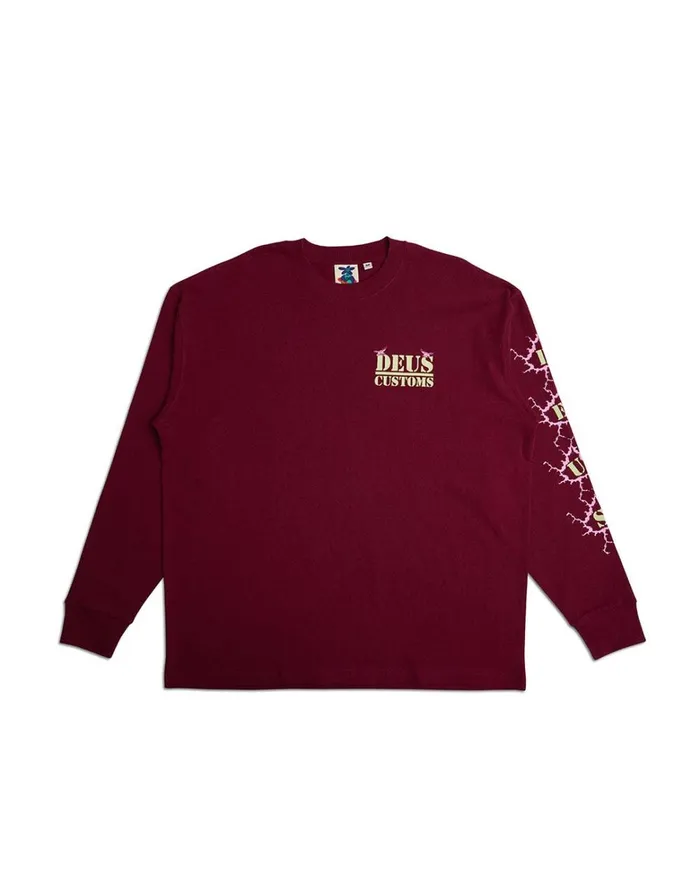 Deus Ex Machina Tees Men Pub Nuisance Long Sleeve Tee 8211 Rhodo Deus Ex Machina Tees Men Pub Nuisance Long Sleeve Tee 8211 Rhodo