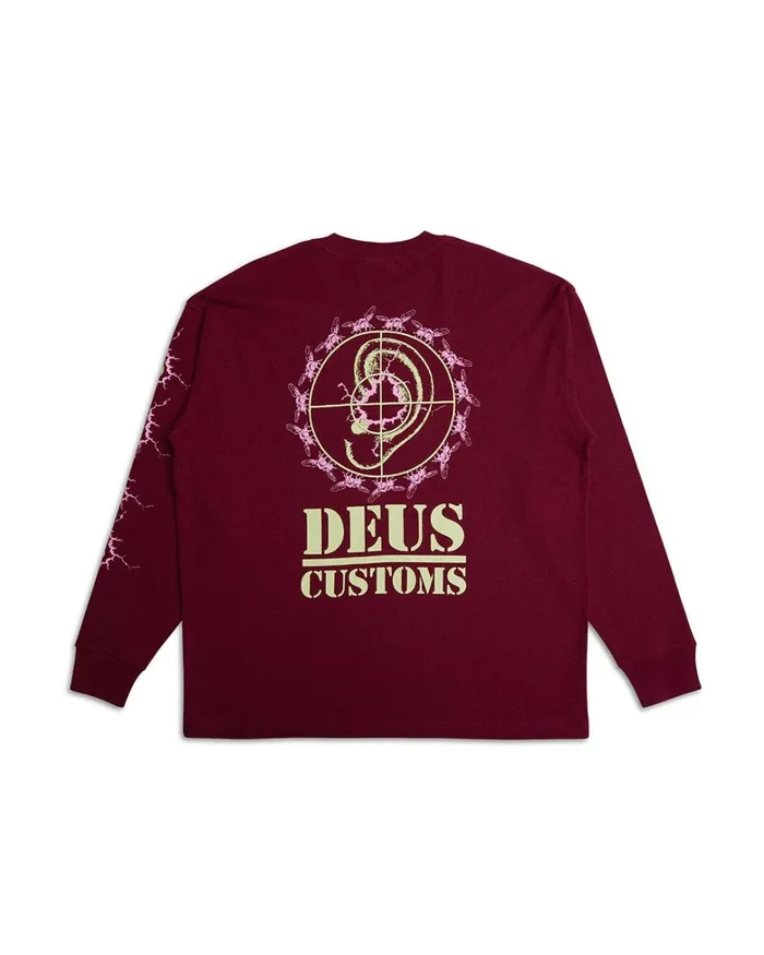 Deus Ex Machina Tees Men Pub Nuisance Long Sleeve Tee 8211 Rhodo Deus Ex Machina Tees Men Pub Nuisance Long Sleeve Tee 8211 Rhodo