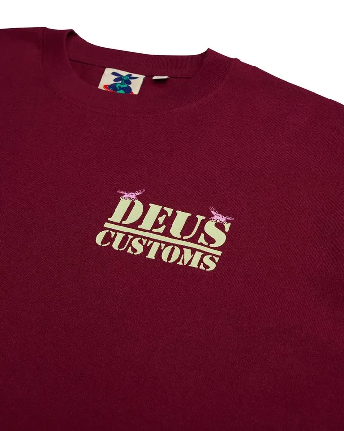 Deus Ex Machina Tees Men Pub Nuisance Long Sleeve Tee 8211 Rhodo Deus Ex Machina Tees Men Pub Nuisance Long Sleeve Tee 8211 Rhodo