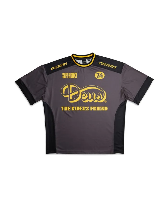 Deus Ex Machina Tees Men Randy Moto Tee 8211 Black Deus Ex Machina Tees Men Randy Moto Tee 8211 Black