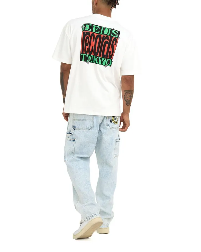Deus Ex Machina Tees Men Screw Loose Tee 8211 Vintage White Deus Ex Machina Tees Men Screw Loose Tee 8211 Vintage White