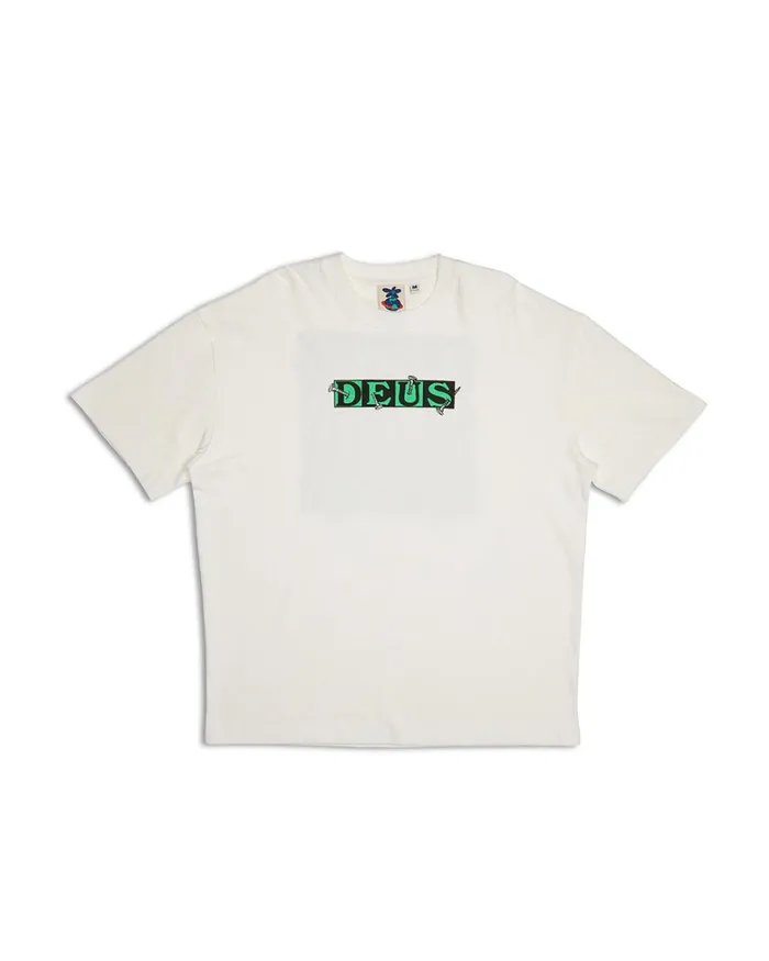 Deus Ex Machina Tees Men Screw Loose Tee 8211 Vintage White Deus Ex Machina Tees Men Screw Loose Tee 8211 Vintage White