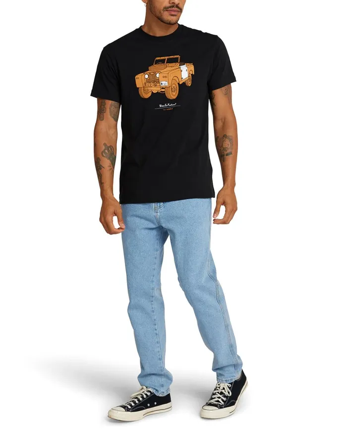Deus Ex Machina Tees Men The Landie Tee 8211 Black Deus Ex Machina Tees Men The Landie Tee 8211 Black