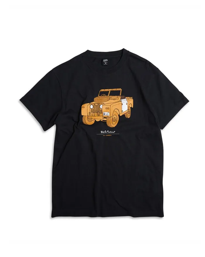 Deus Ex Machina Tees Men The Landie Tee 8211 Black Deus Ex Machina Tees Men The Landie Tee 8211 Black