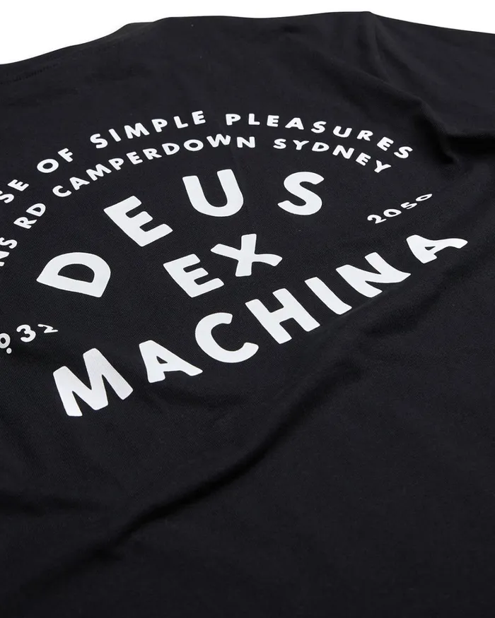 Deus Ex Machina Tees Men The Landie Tee 8211 Black Deus Ex Machina Tees Men The Landie Tee 8211 Black