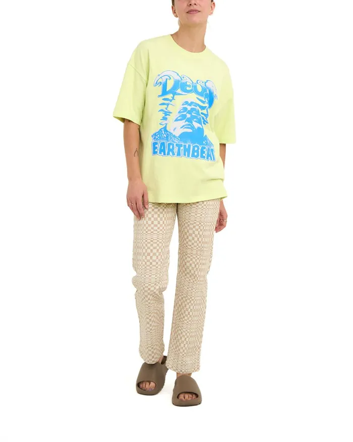 Deus Ex Machina Tees Women Dxw Earthbeat Tee 8211 Luminary Green Deus Ex Machina Tees Women Dxw Earthbeat Tee 8211 Luminary Green