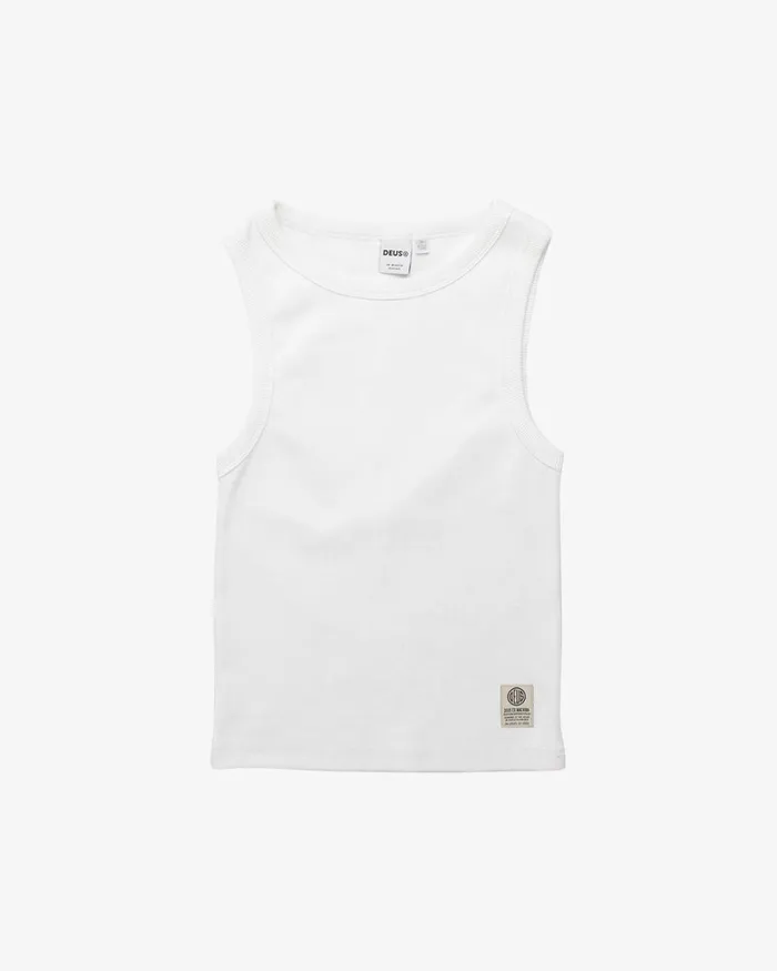Deus Ex Machina Tees Women Military Tank 8211 Vintage White Deus Ex Machina Tees Women Military Tank 8211 Vintage White