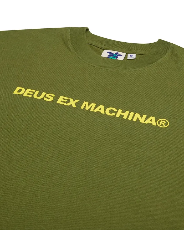 Deus Ex Machina Tees Women Namesake Tee 8211 Pesto Deus Ex Machina Tees Women Namesake Tee 8211 Pesto