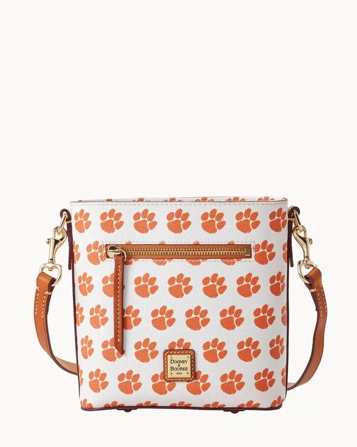 Dooney and Bourke Crossbodies Women Collegiate Clemson University Small Zip Crossbody Clemson Dooney and Bourke Crossbodies Women Collegiate Clemson University Small Zip Crossbody Clemson