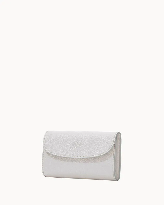 Dooney and Bourke Wallets Women Henrys Continental Clutch White Dooney and Bourke Wallets Women Henrys Continental Clutch White