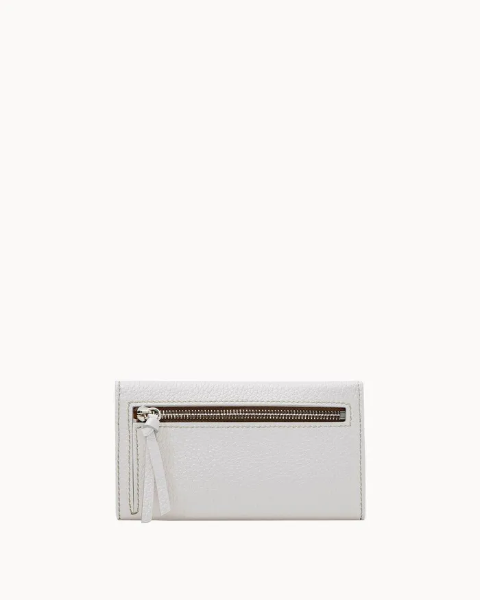 Dooney and Bourke Wallets Women Henrys Continental Clutch White Dooney and Bourke Wallets Women Henrys Continental Clutch White