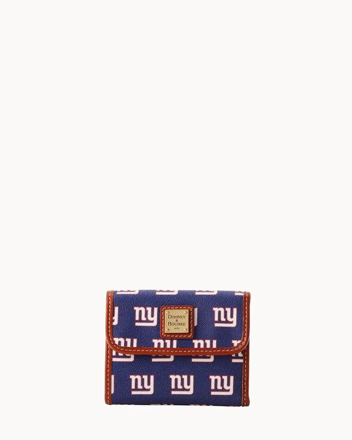 Dooney and Bourke Wallets Women NFL NY Giants Flap Credit Card Wallet Giants